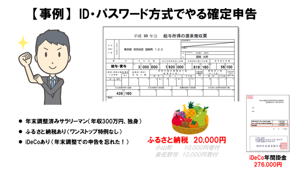 Id パスワード方式でやる確定申告 2019年版 絵で覚える税金